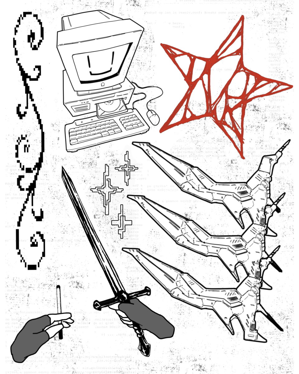 Flash tattoo design