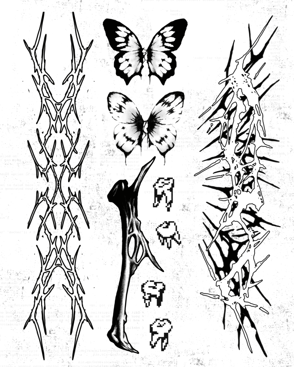 Flash tattoo design