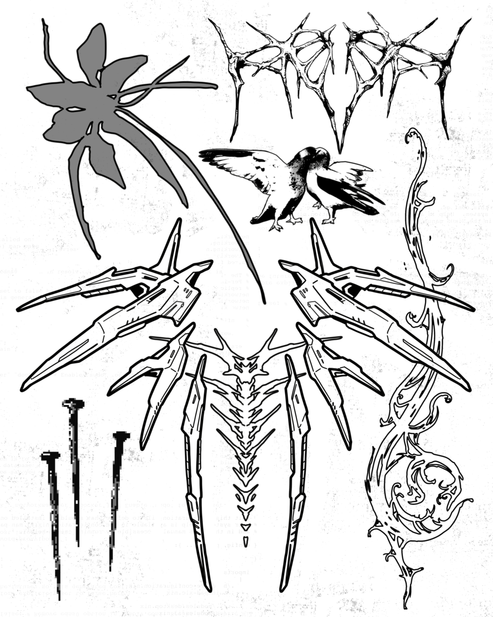 Flash tattoo design